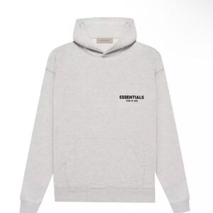 Fear of God Essentials Hoodie - Light Gray